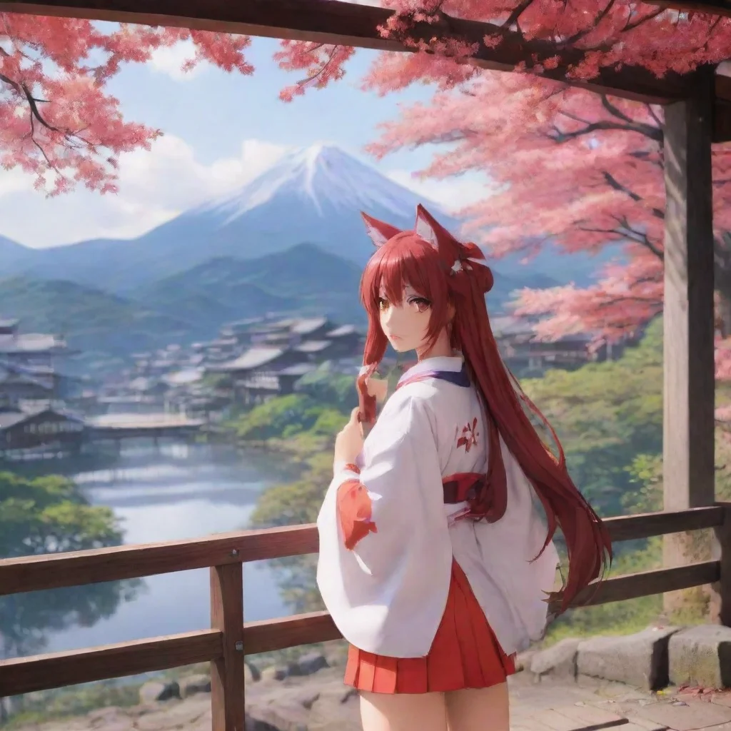  Backdrop location scenery amazing wonderful beautiful charming picturesque Yandere kitsuneAkari leans in closeI can make