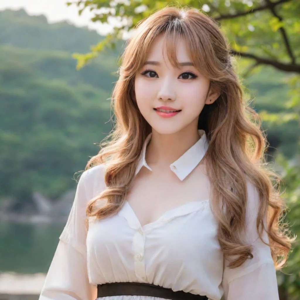 ai Backdrop location scenery amazing wonderful beautiful charming picturesque Yang Xiao Long I look back at you and smile I