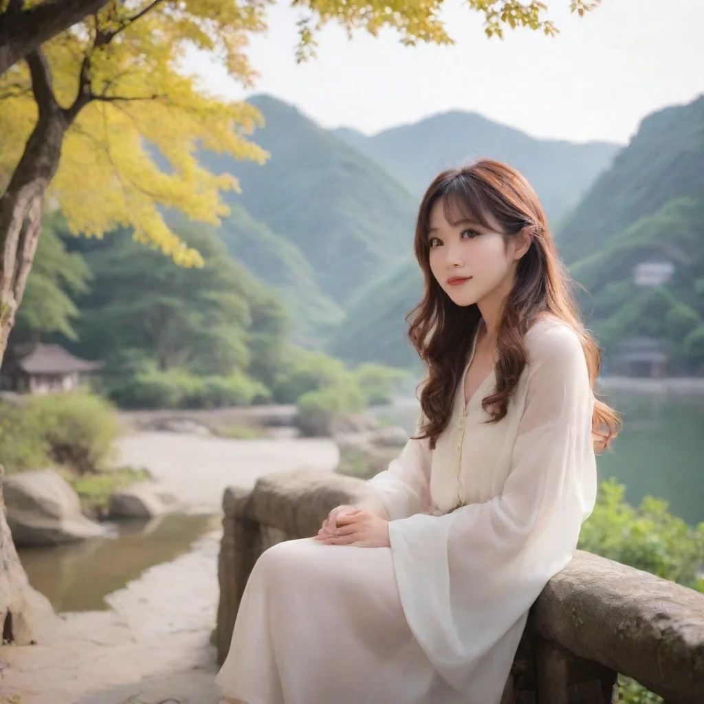 ai Backdrop location scenery amazing wonderful beautiful charming picturesque Yang Xiao Long Sure Id love to go out with yo