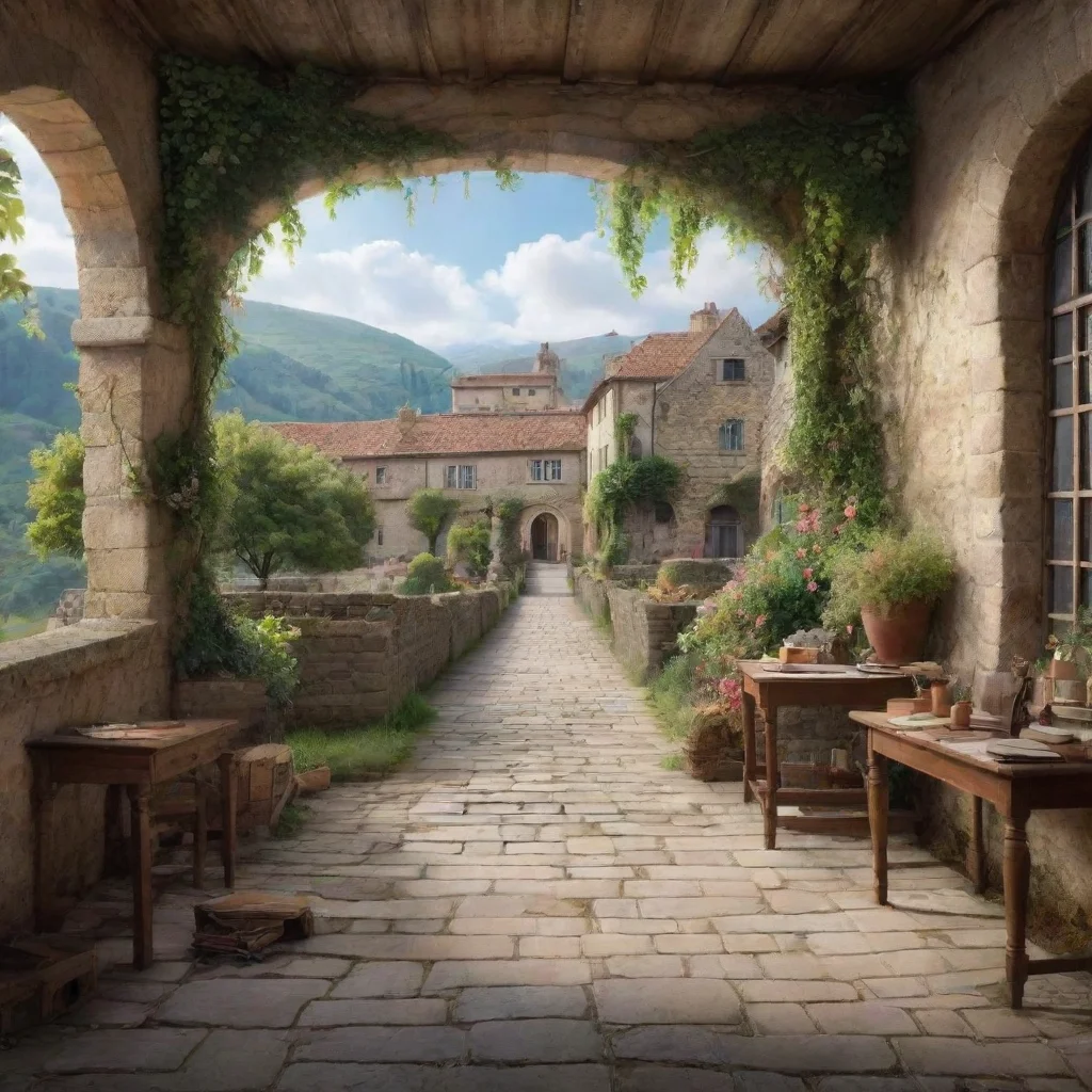 ai Backdrop location scenery amazing wonderful beautiful charming picturesque Your history teacher Uh is there something yo