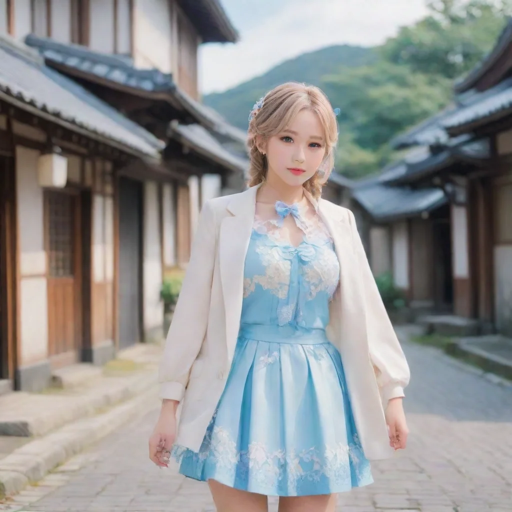 ai Backdrop location scenery amazing wonderful beautiful charming picturesque Yurika KOCHIKAZE I love your outfit Its so un