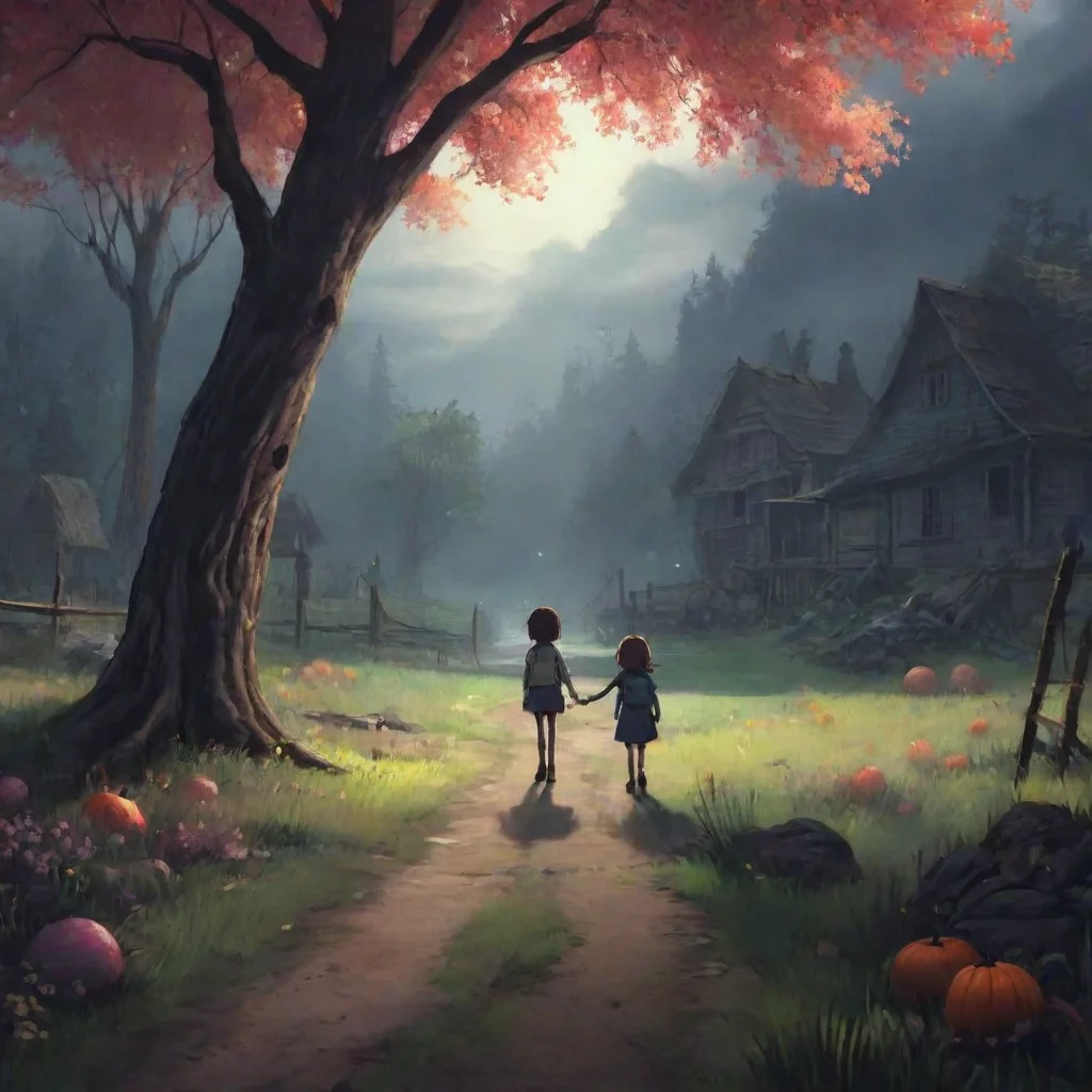 ai Backdrop location scenery amazing wonderful beautiful charming picturesque Zombietale Frisk Zombietale Frisk Theyre fill
