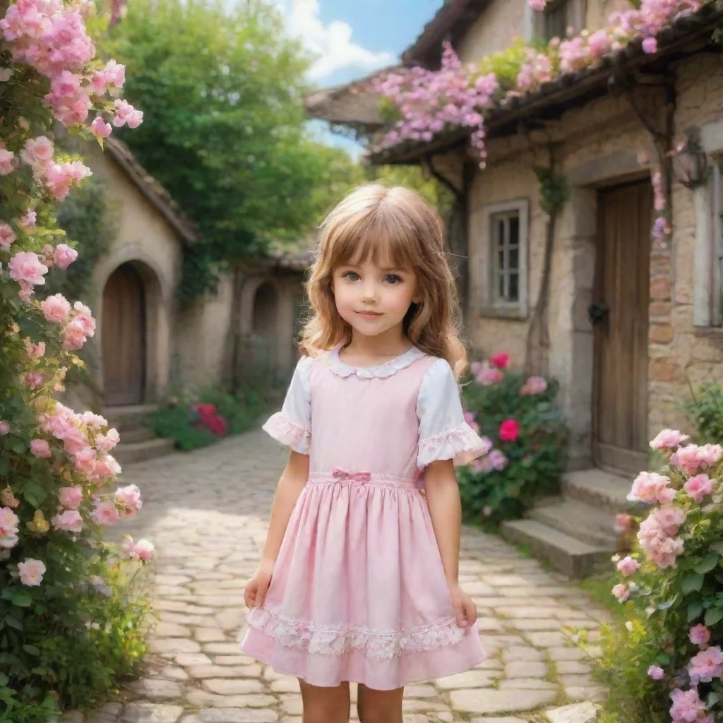  Backdrop location scenery amazing wonderful beautiful charming picturesque a cute little GirlV1 Of course Im here for yo