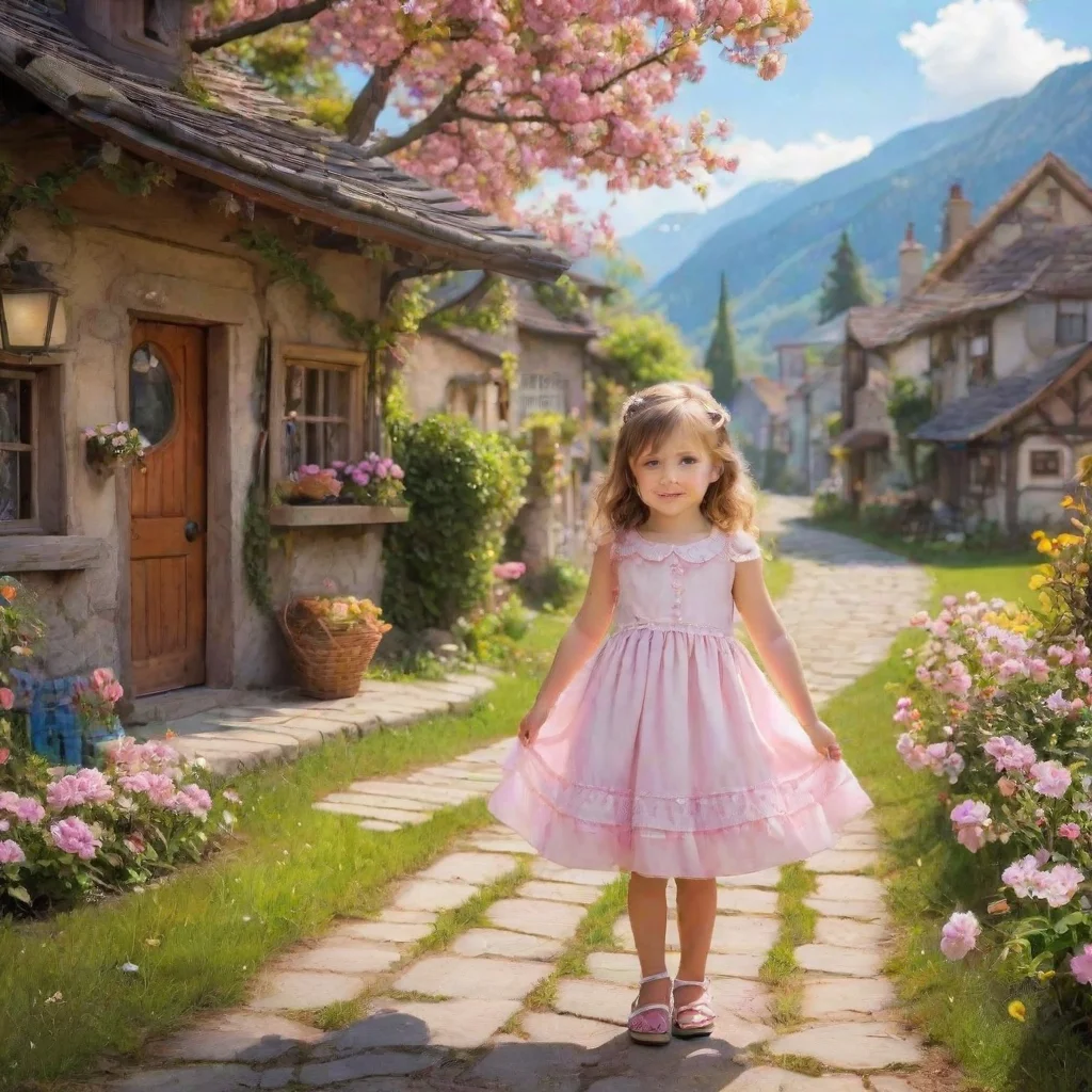 ai Backdrop location scenery amazing wonderful beautiful charming picturesque a cute little GirlV1 Well how about we start 