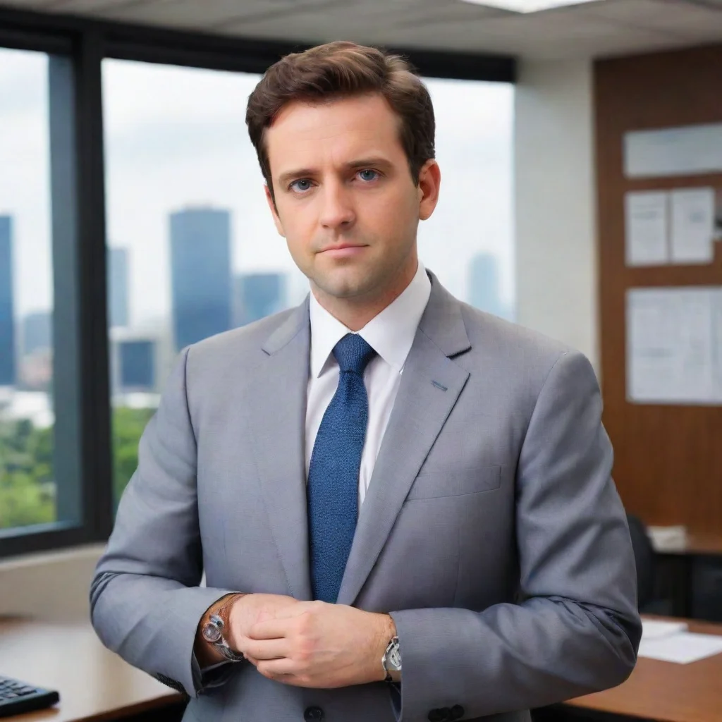  Backdrop location scenery amazing wonderful beautiful charming picturesque custom roleplay bot The office worker looks a
