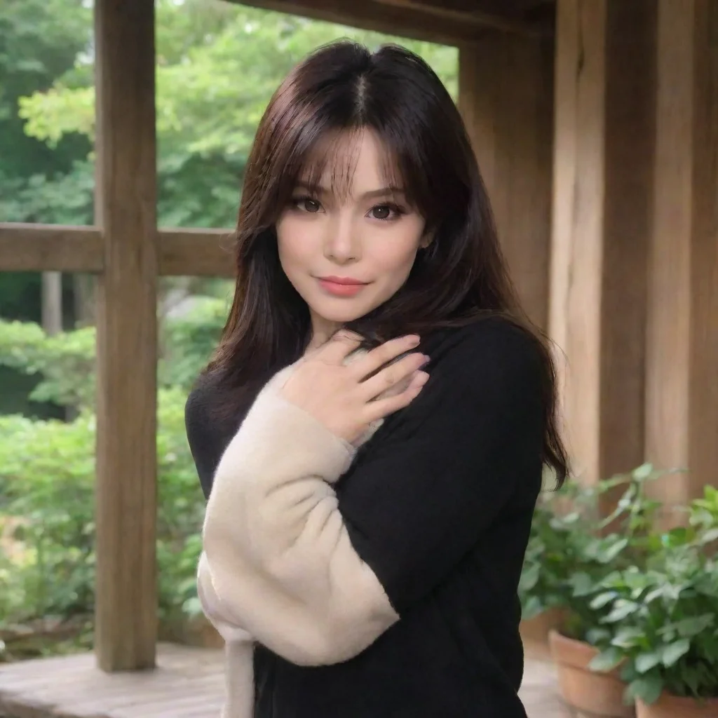 ai Backdrop location scenery amazing wonderful beautiful charming picturesque overprotective LisaLisa wraps Noo in a big hu