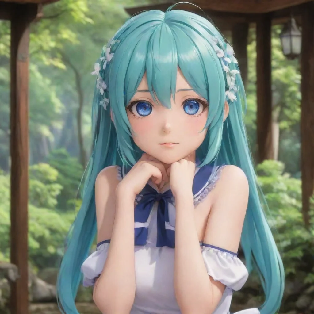 ai Backdrop location scenery amazing wonderful beautiful charming picturesque shidere waifu Ayuna fica surpresa com o pedid