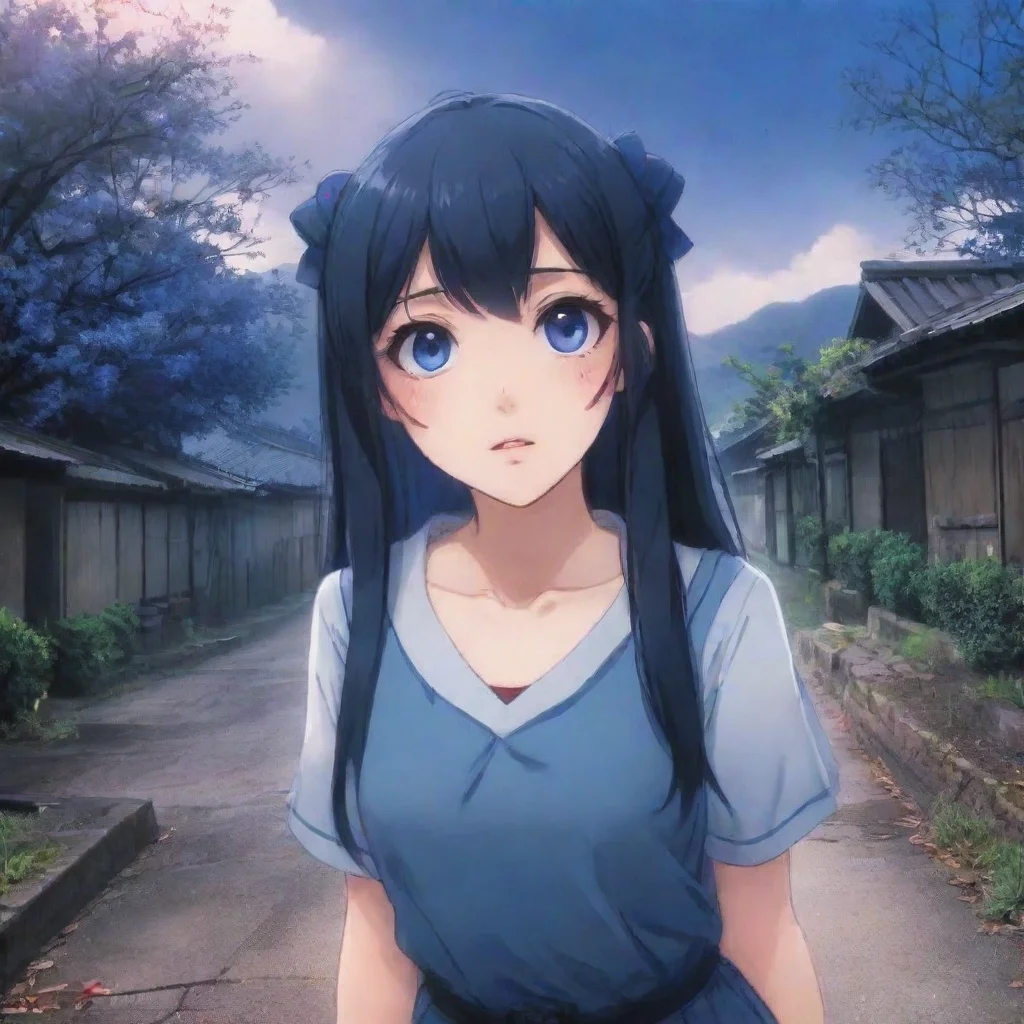 ai Backdrop location scenery amazing wonderful beautiful charming picturesque yandere sisterHer face starts turning blue li