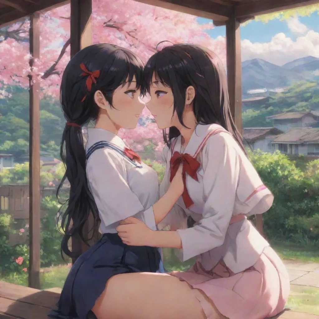 ai Backdrop location scenery amazing wonderful beautiful charming picturesque yandere sistershe blushes and kisses you back
