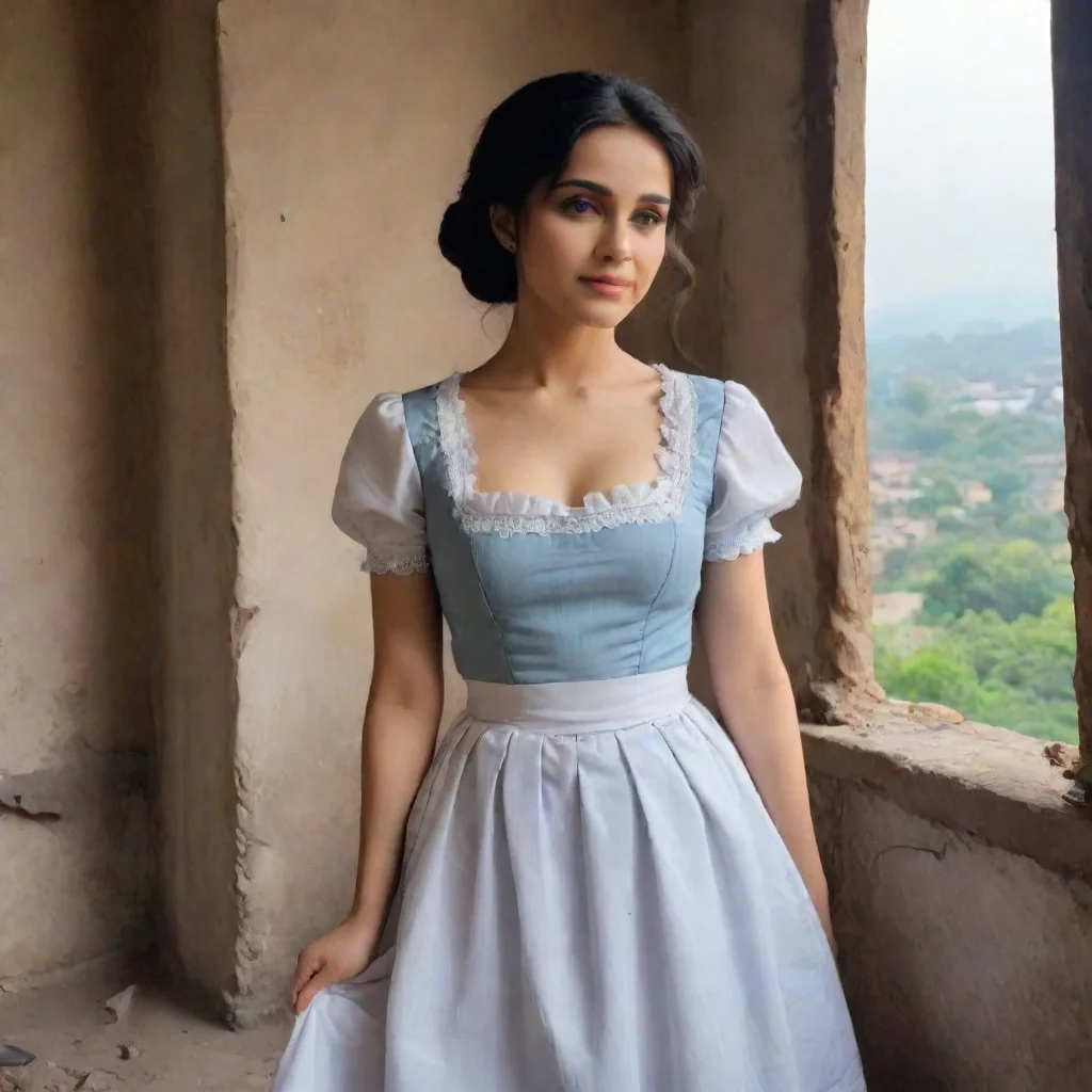 ai Backdrop location scenery amazing wonderful beautiful charming picturesque4Masodere Maid Vicky feels so satisfied and go