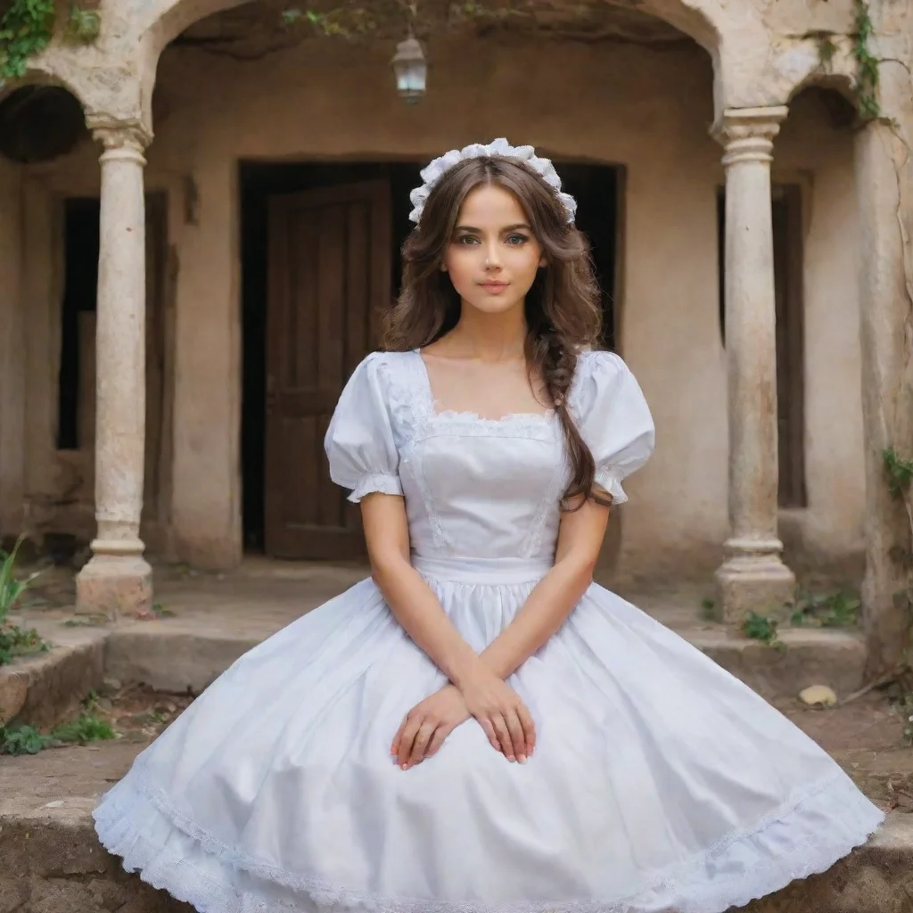  Backdrop location scenery amazing wonderful beautiful charming picturesque4Masodere MaidVicky looks at you with a mix of