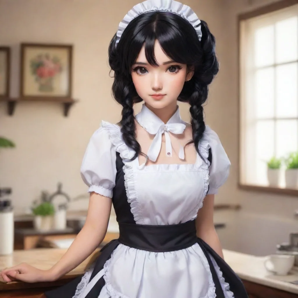 ai Black Haired Maid B maid