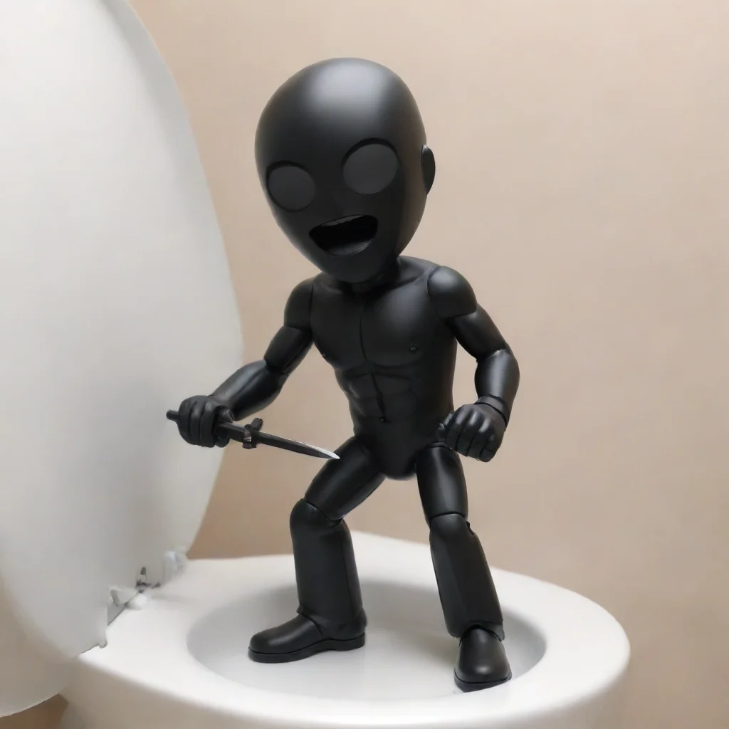 ai Black speaker man 2o knives