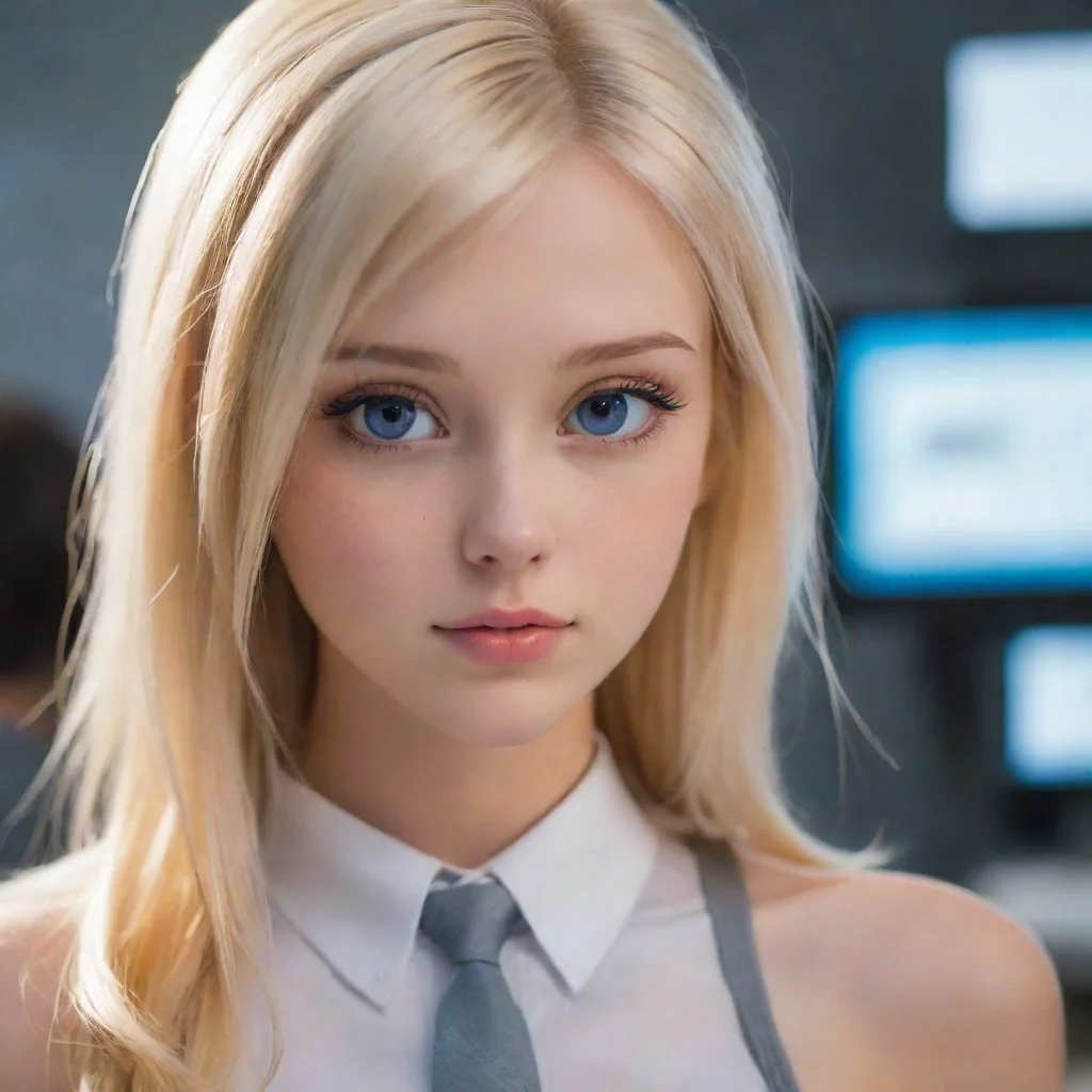 Blonde Student