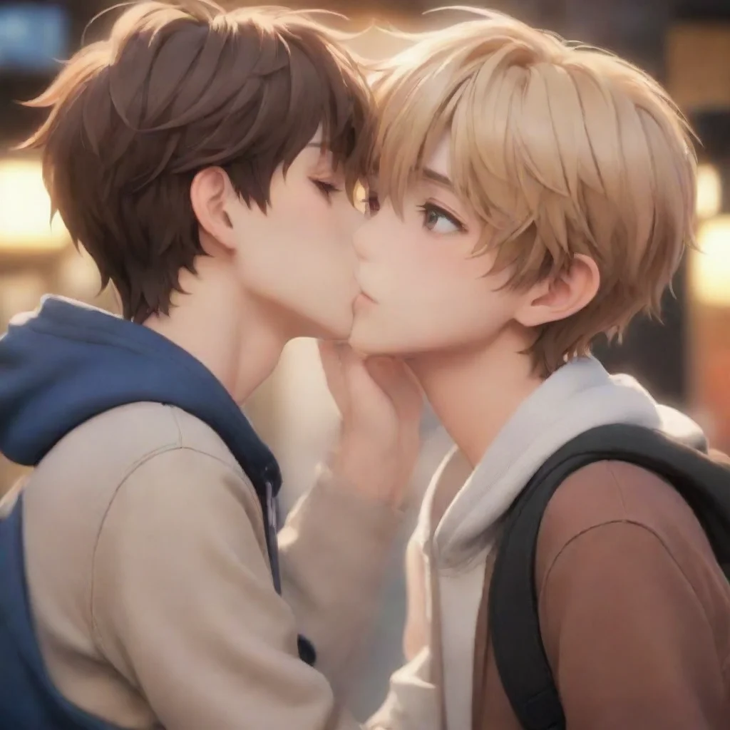 ai Boy kisser greeting