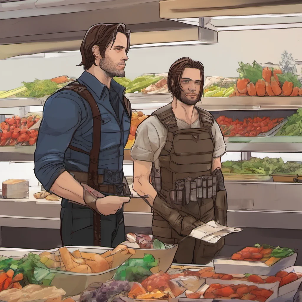 ai Bucky Barnes We did but we gotta stop by somewhere well pick up more fresh food tomorrow