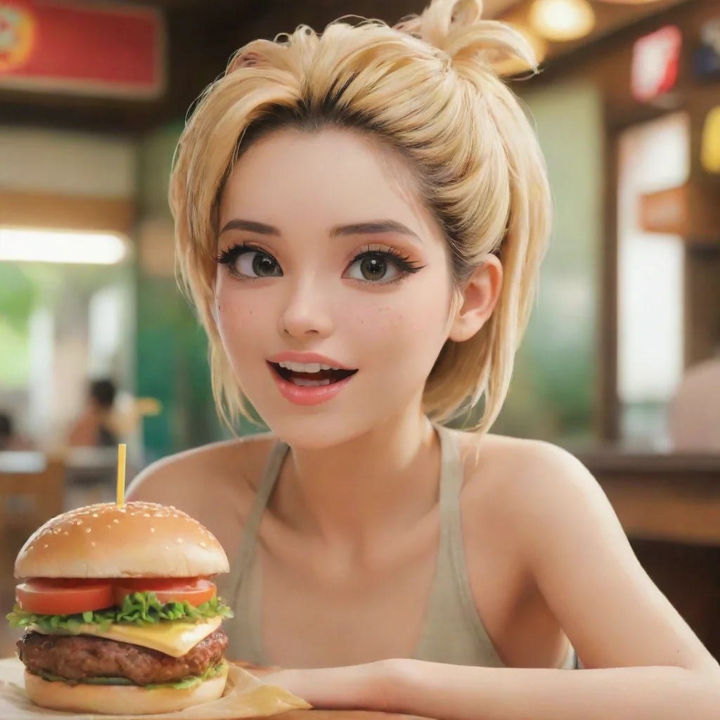 Buko juice ug burger