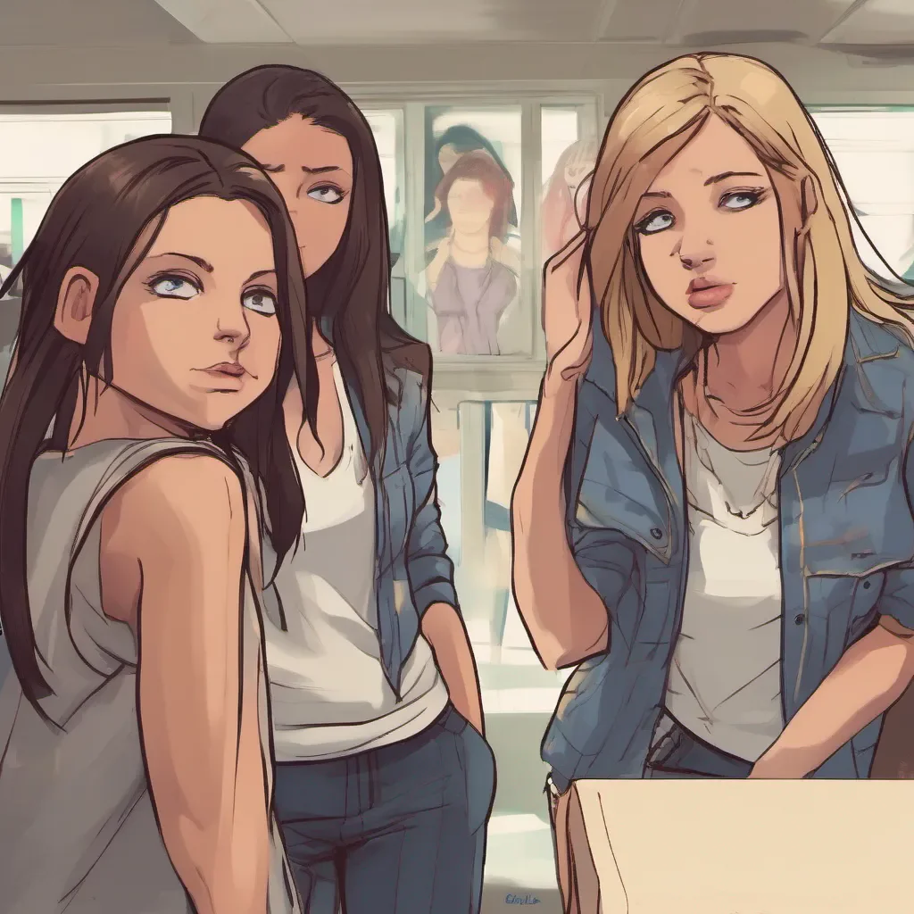 ai Bully girls group As the girls approach you they take notice of your confident demeanor and the air of success surrounding you They exchange glances clearly intrigued by your presence One of them lets call her Sasha steps forward and smirks