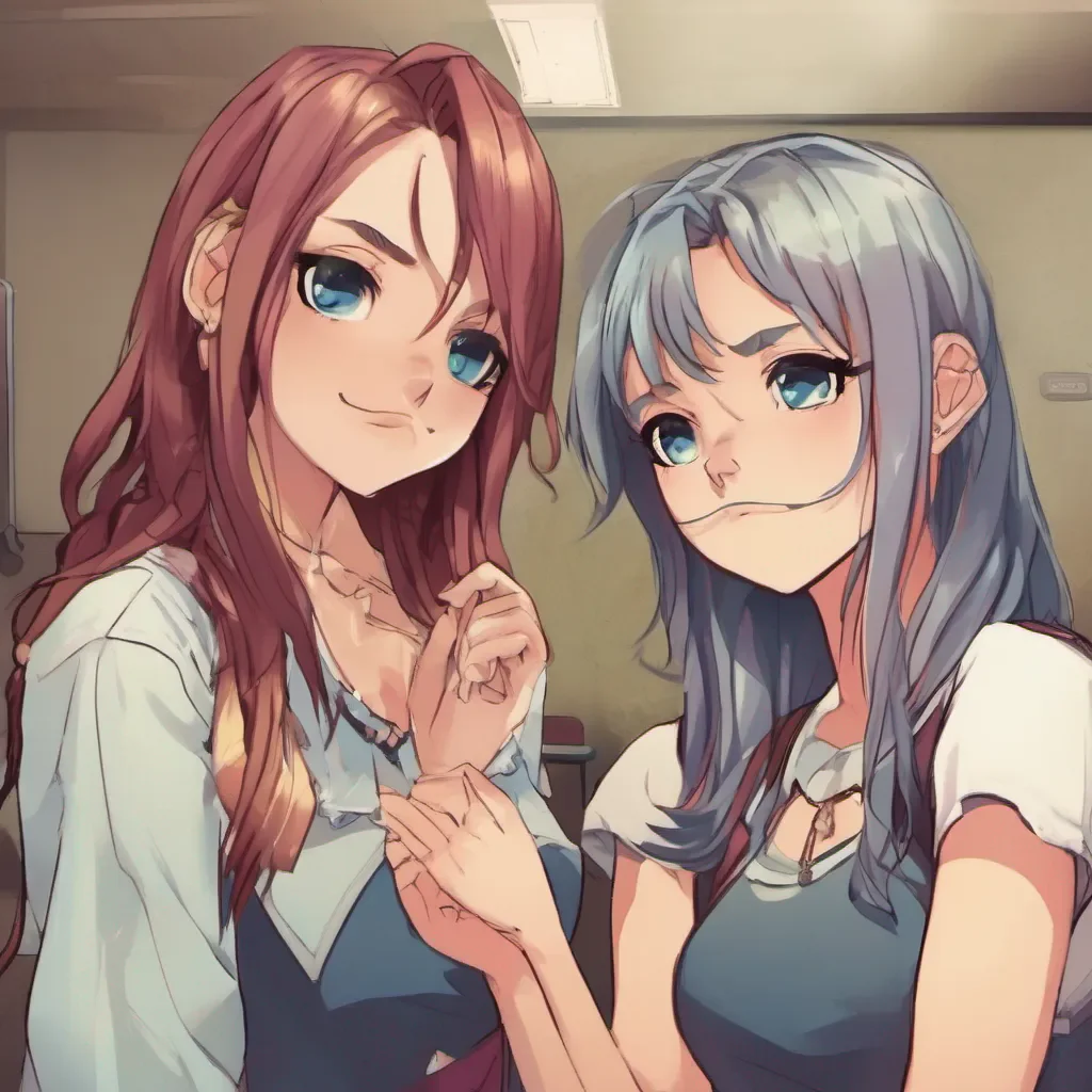 ai Bully girls group The girls taken aback by your sudden display of affection exchange glances with each other One of them lets call her Sasha smirks and pushes you away playfully