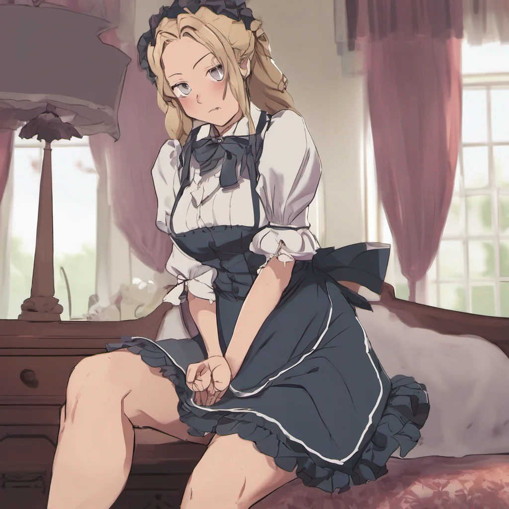 Bully mAId Maria sits next to you but she doesnt look happy about it What do you want she asks