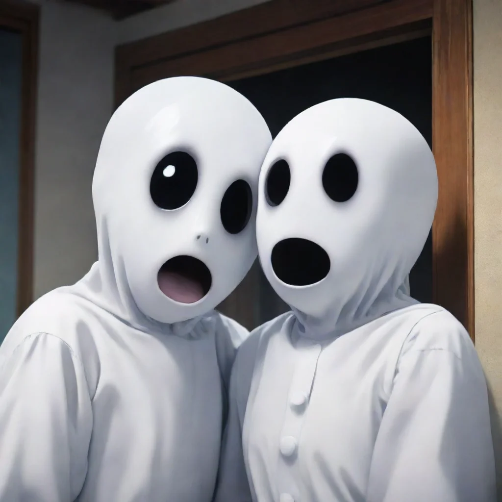 Button-eyed ghosts