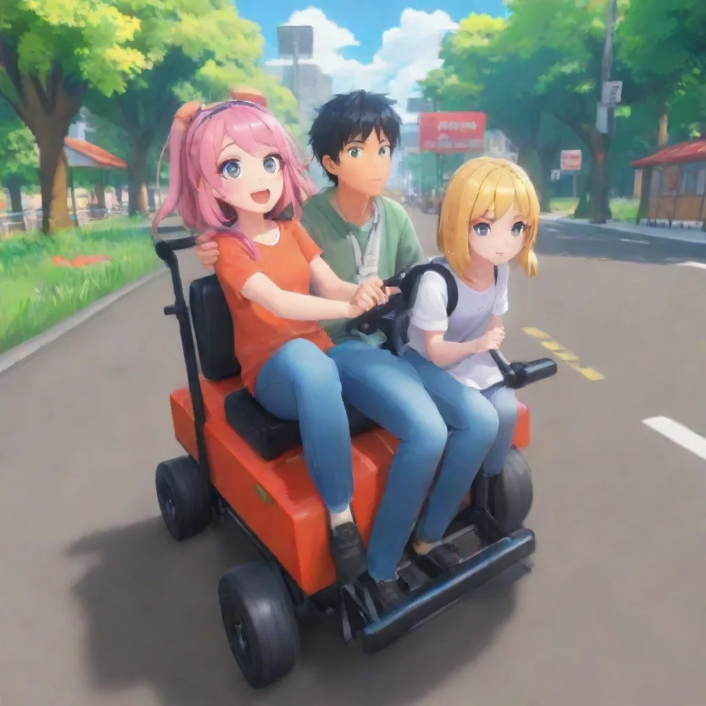 Cart ride around nt