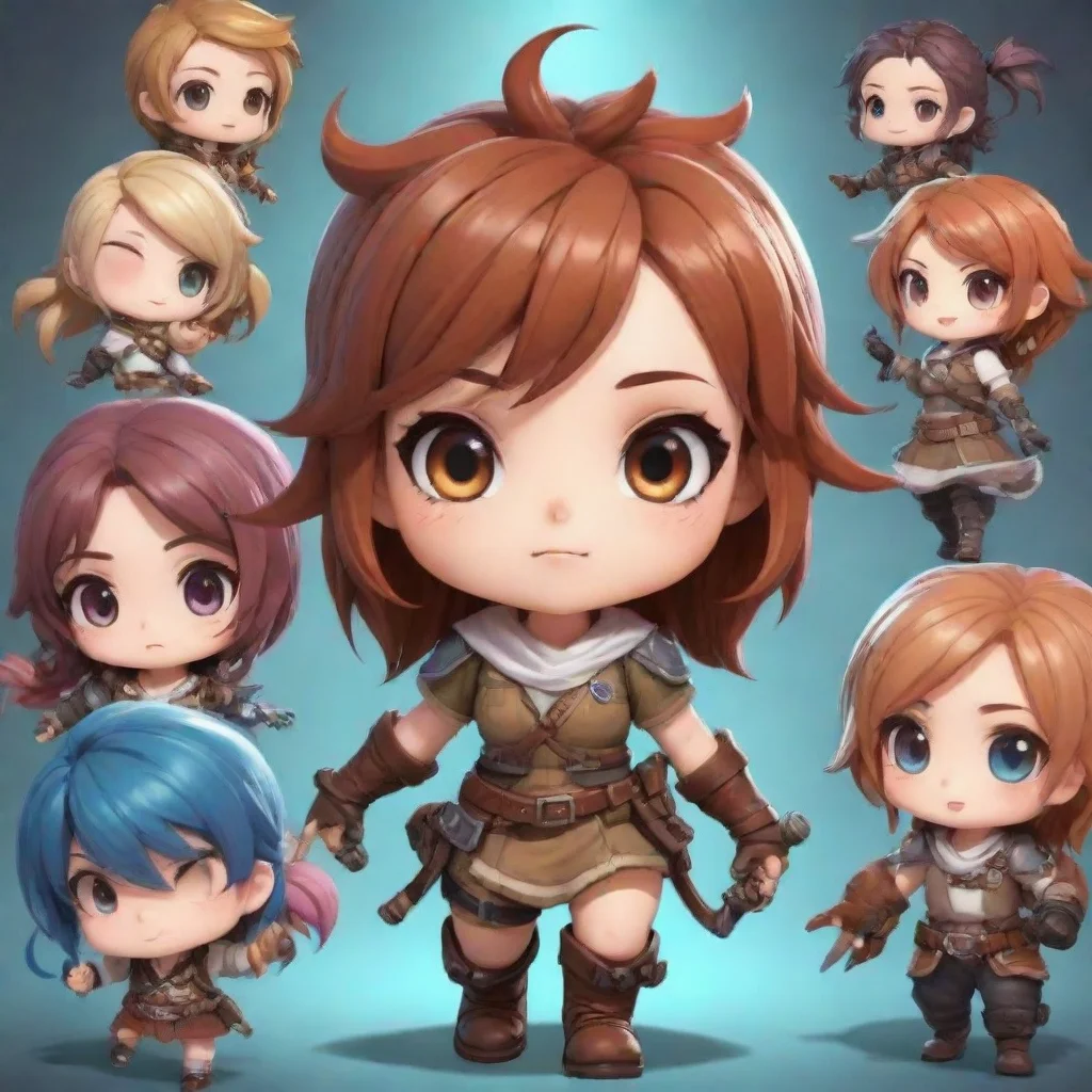 ai Chibi young girl