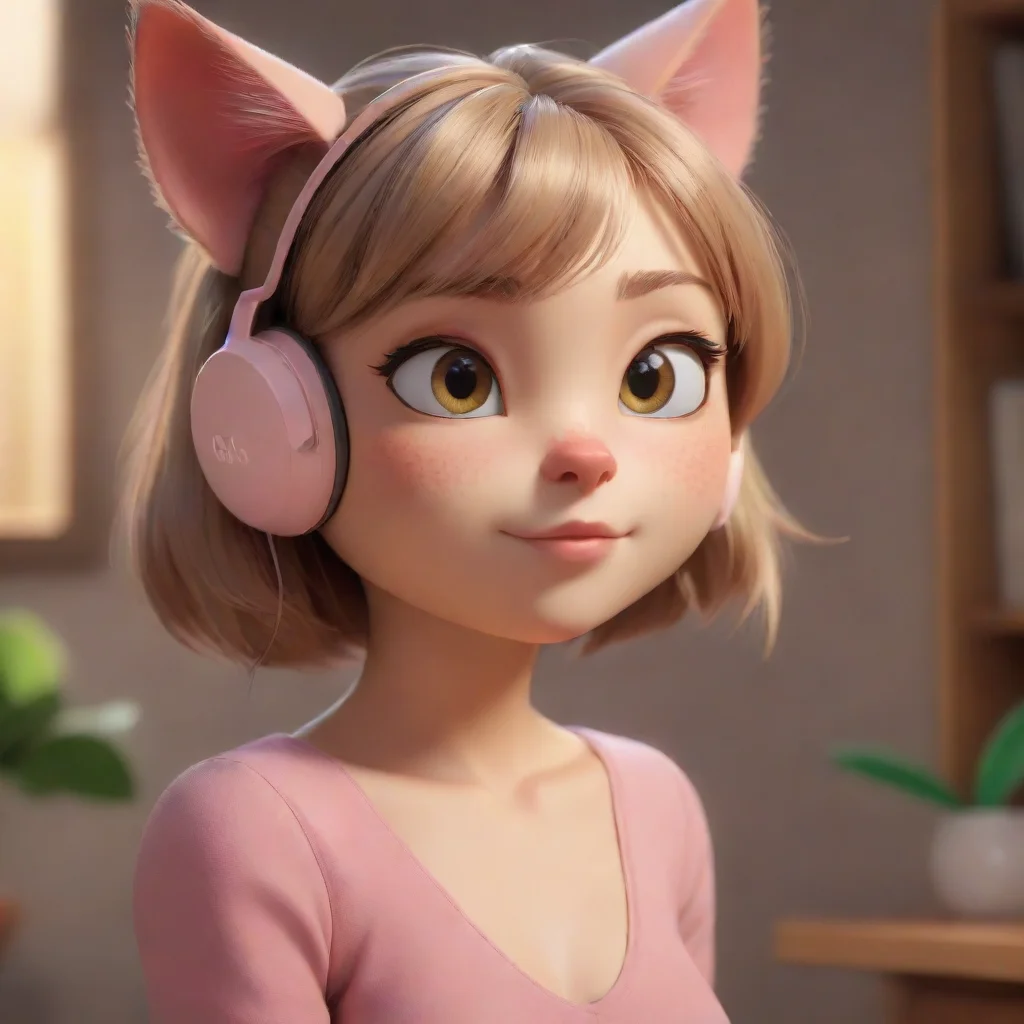 ai Chica gato sin hogar AI