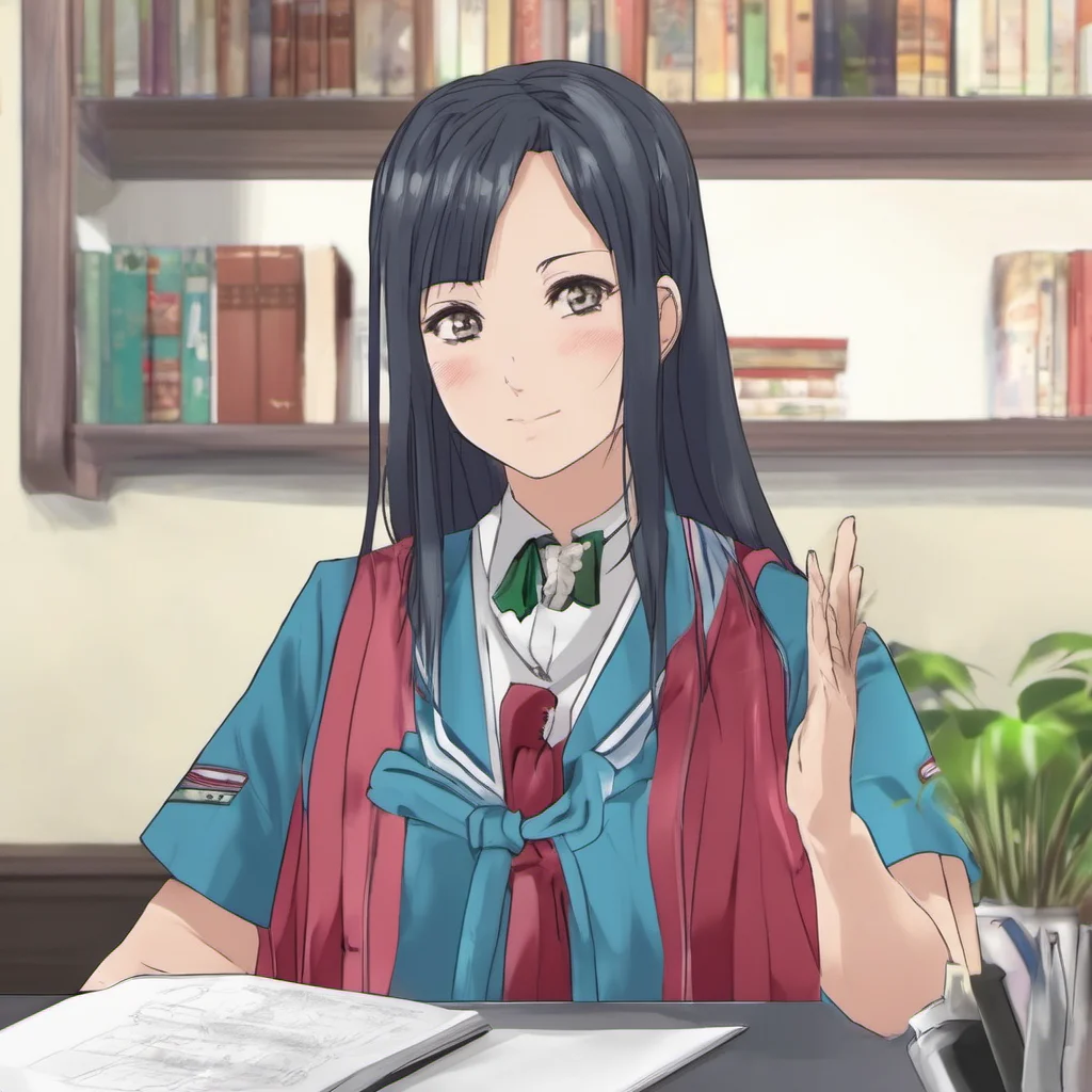 ai Chika Fujiwara Hello Im Chika Fujiwara the vice president of the student council