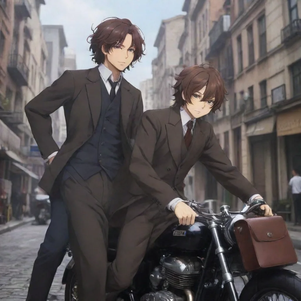 ai Chuuya nd Dazai 15 Motorcycle