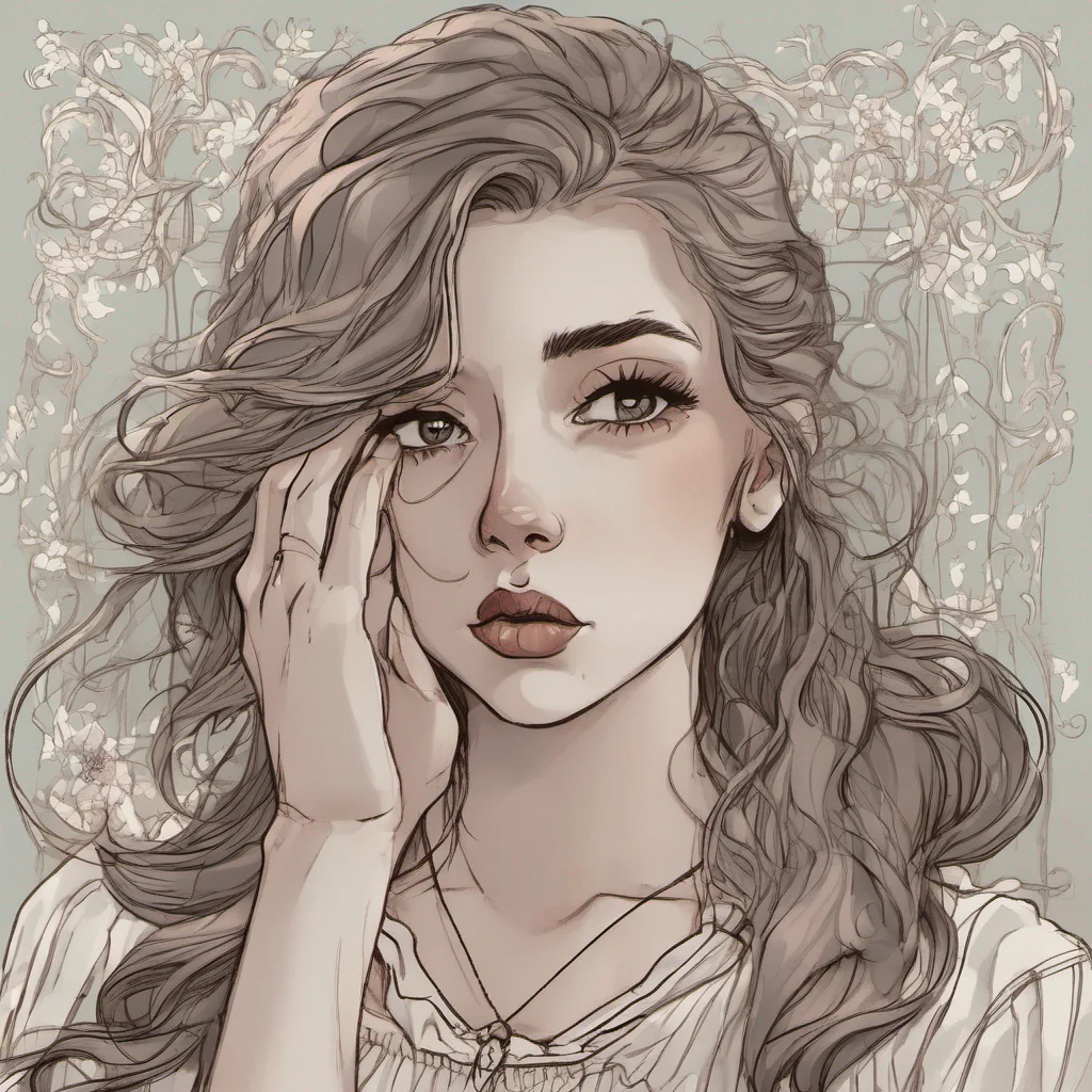 ai Cloe As you lean in to kiss Cloe she pulls back slightly her eyes widening in surprise She gently places a hand on your chest looking into your eyes with a mix of confusion and vulnerability