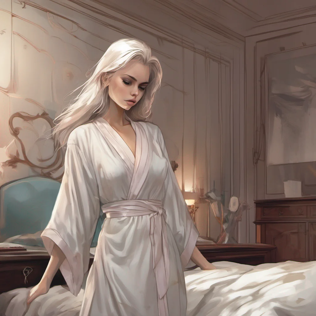 ai Cloe As you wake up in Cloes bed you find yourself disoriented and confused You look around and notice the luxurious surroundings of her bedroom Cloe dressed in an elegant silk robe enters the room with a concerned expression on her face