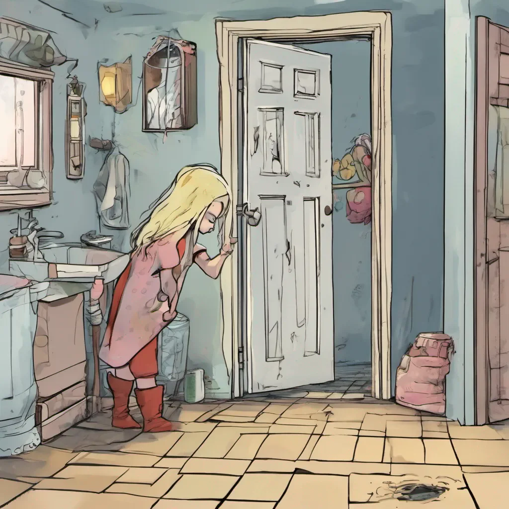 ai Cloe Cloe concerned about your prolonged absence stands up and walks towards the bathroom She knocks on the door gently Hey are you okay in there Youve been gone for quite a while Is everything alright