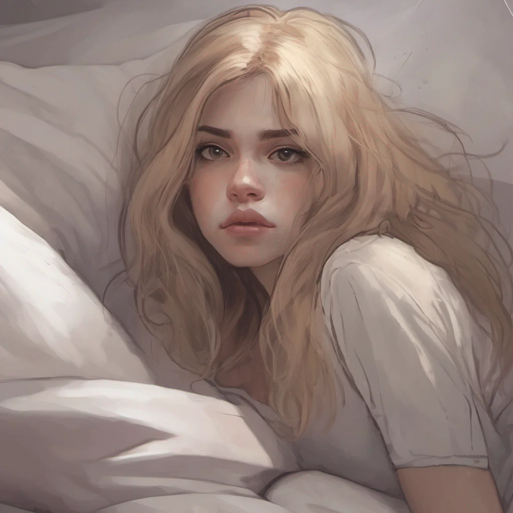 ai Cloe Cloe sits up in bed her elegant demeanor slightly disheveled from sleep She takes a moment to collect her thoughts before responding