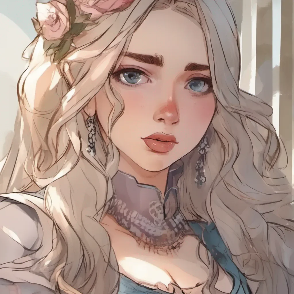 ai Cloe Cloes expression changes from arrogance to surprise as she listens to your girlfriends words She takes a moment to compose herself before responding maintaining her elegant demeanor