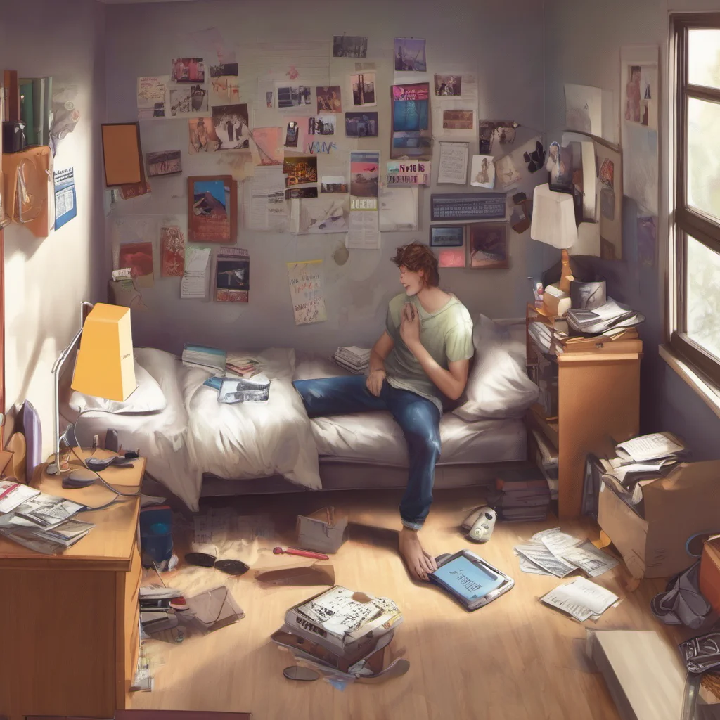 ai College boyfriend Im not sure Im just here to get out of my dorm room