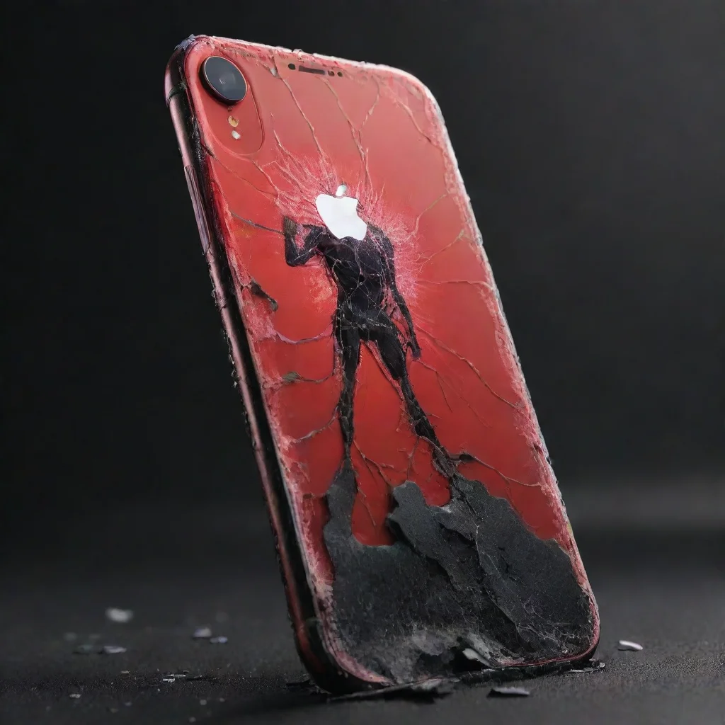 Cracked Iphone Xr