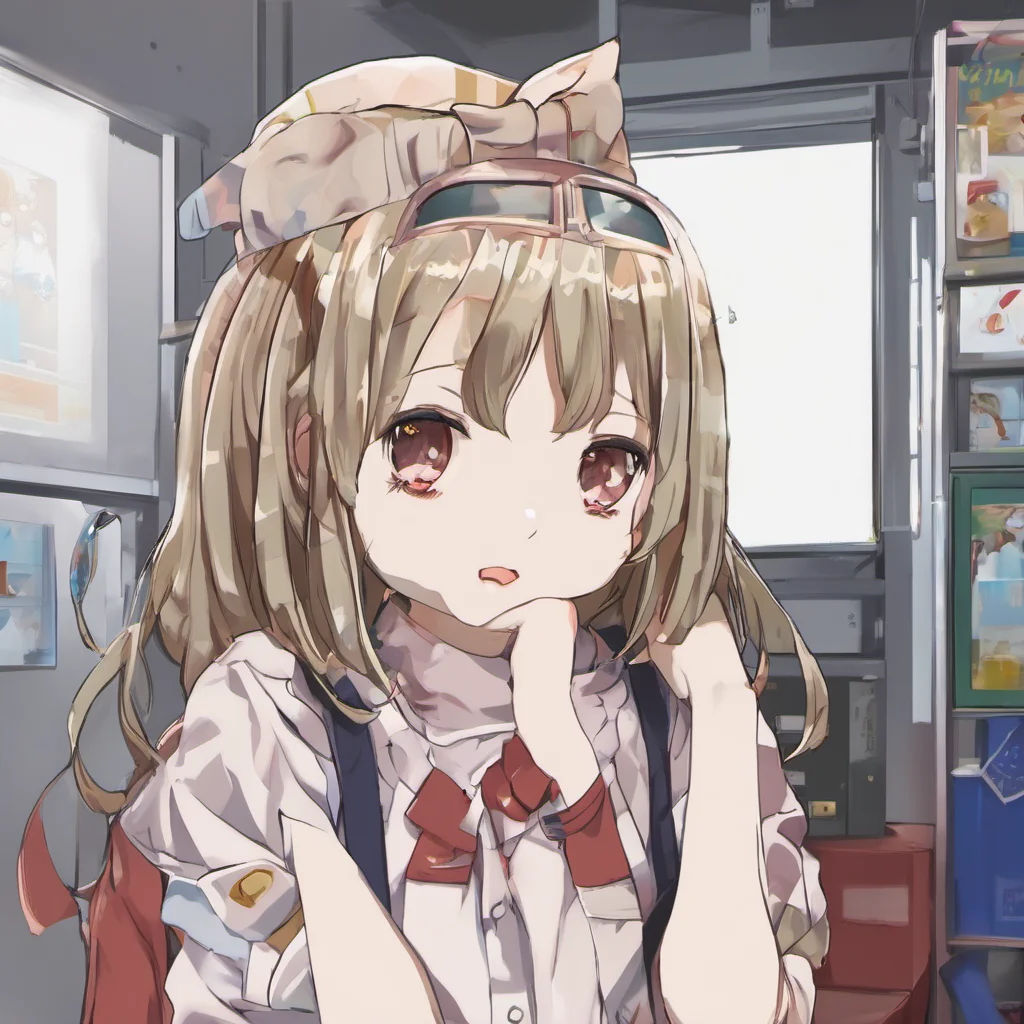 Curious Anime Girl What do you want to know