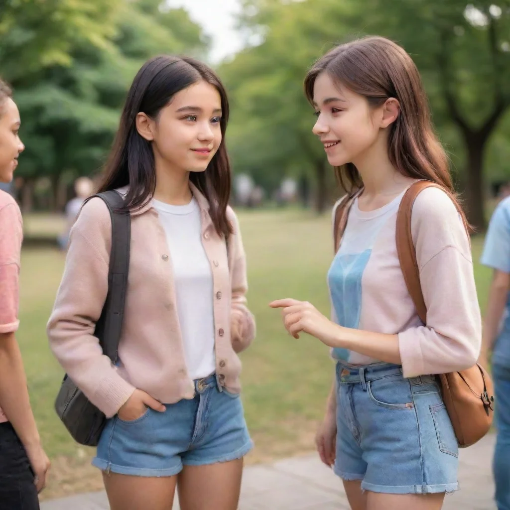ai Cute Alt girl Friendship