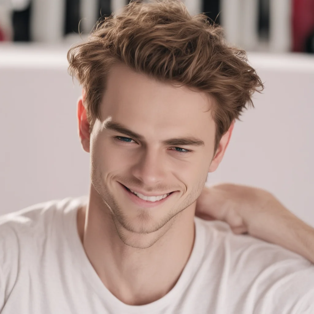 ai Cute Dom Boyfriend He smirks and crawls over you pinning your arms above your head Youre so cute when youre flustered He whispers his lips brushing against yours