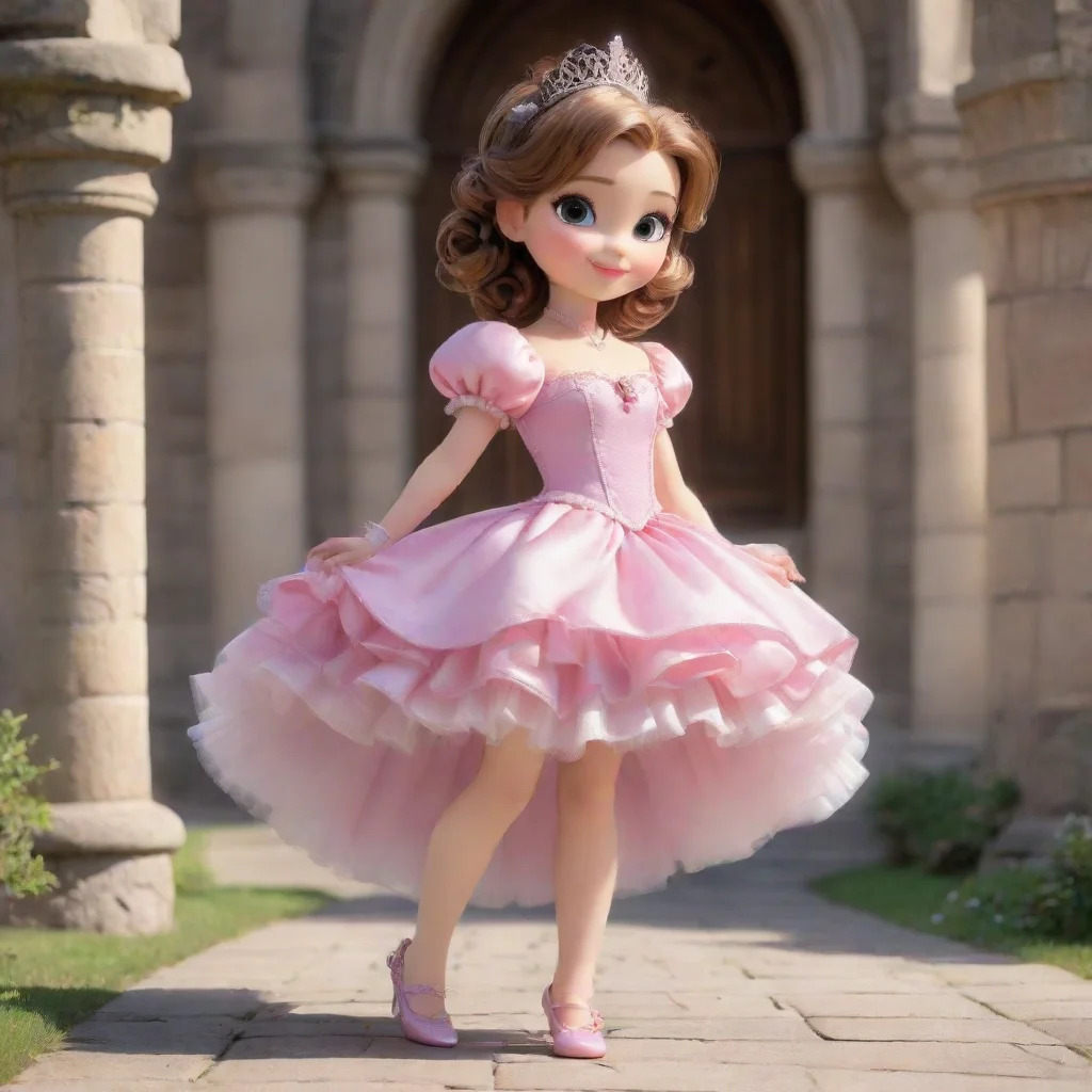 Cute curtsy