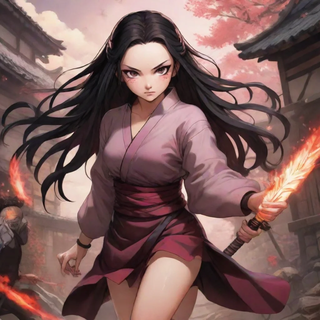 ai DEMON SLAYERRPG Oh Let me help you upYou begin walking with him around the villageDemons consume human flesh and blood S