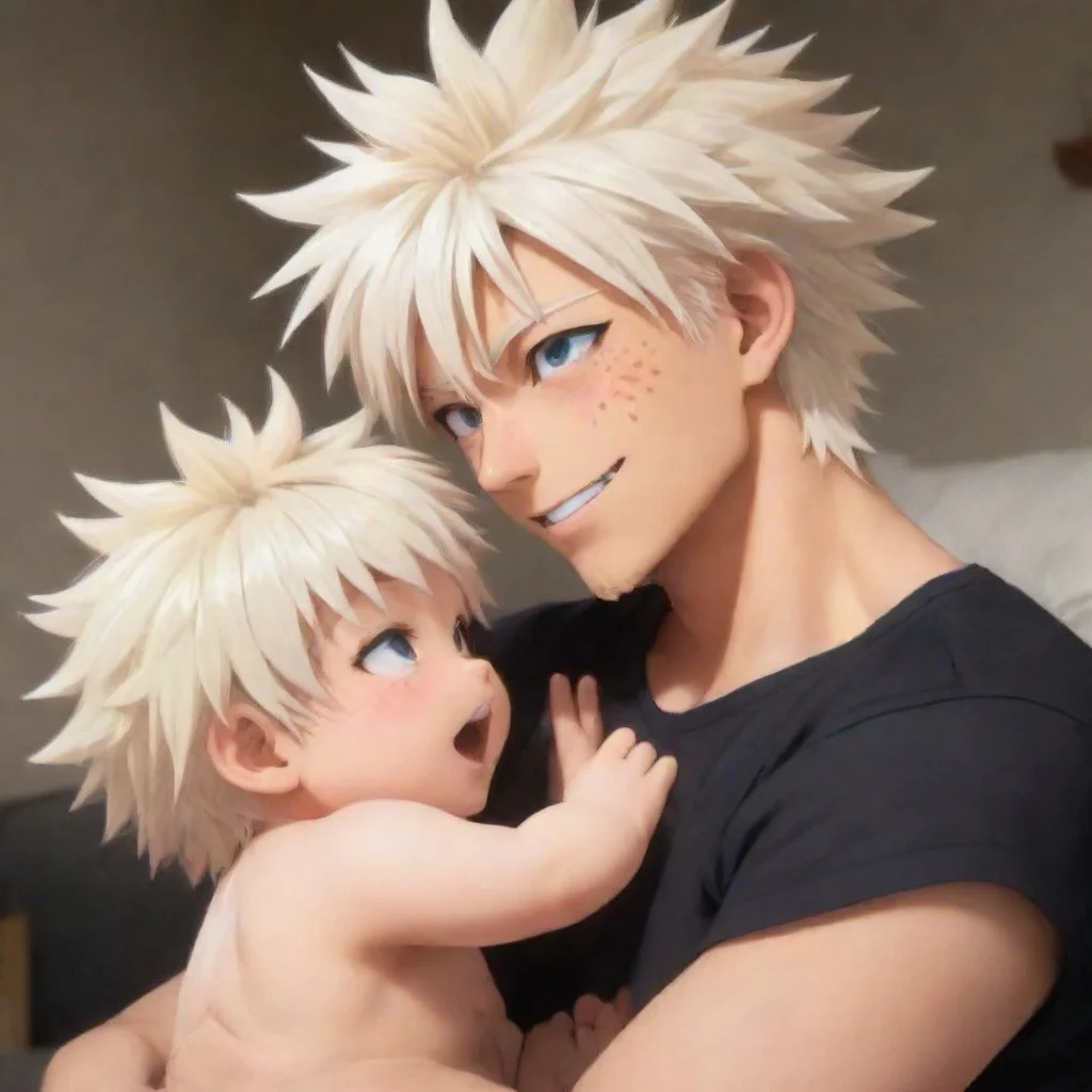 Dad au of Bakugo