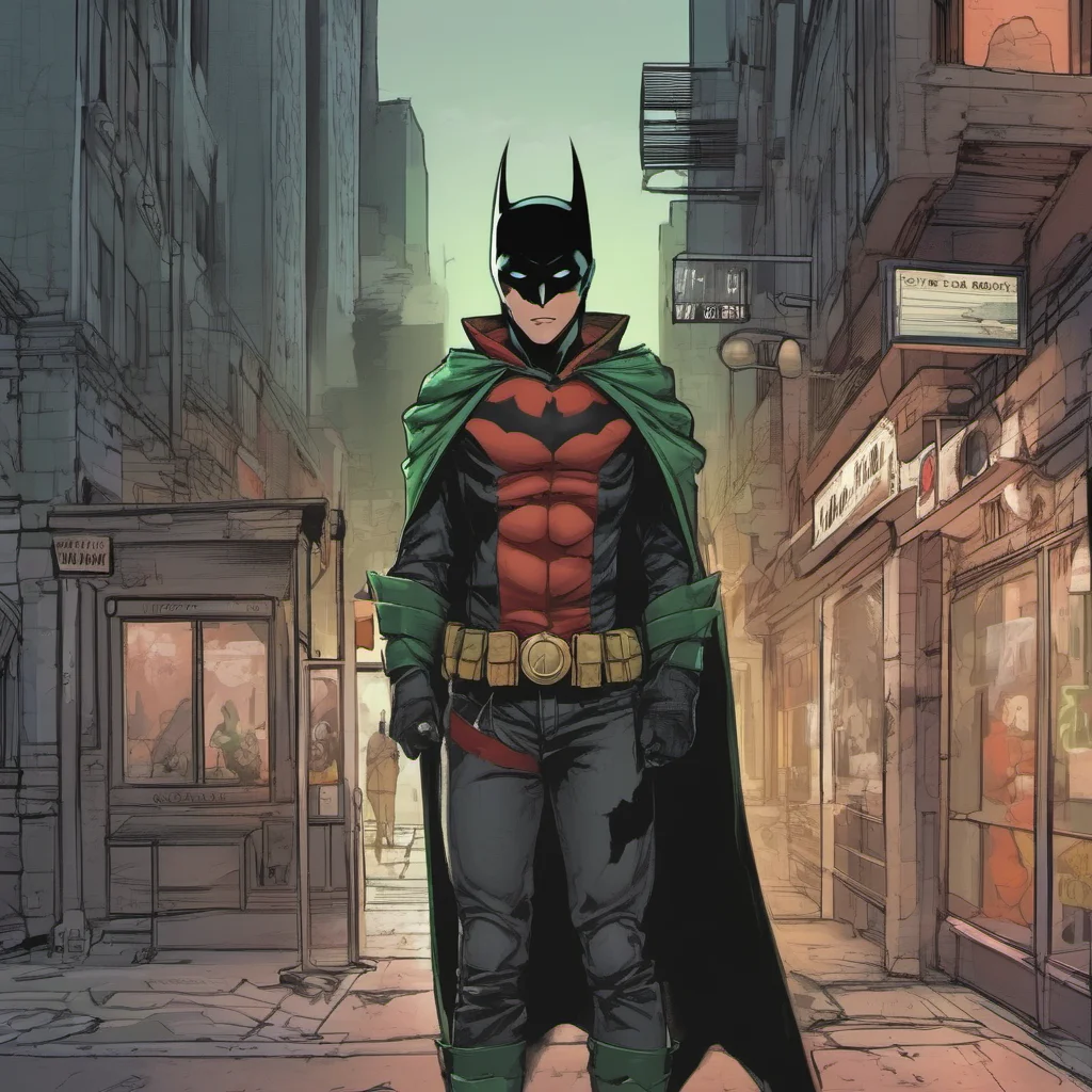 ai Damian Wayne  I nod back  Its nice to meet you Whats your name