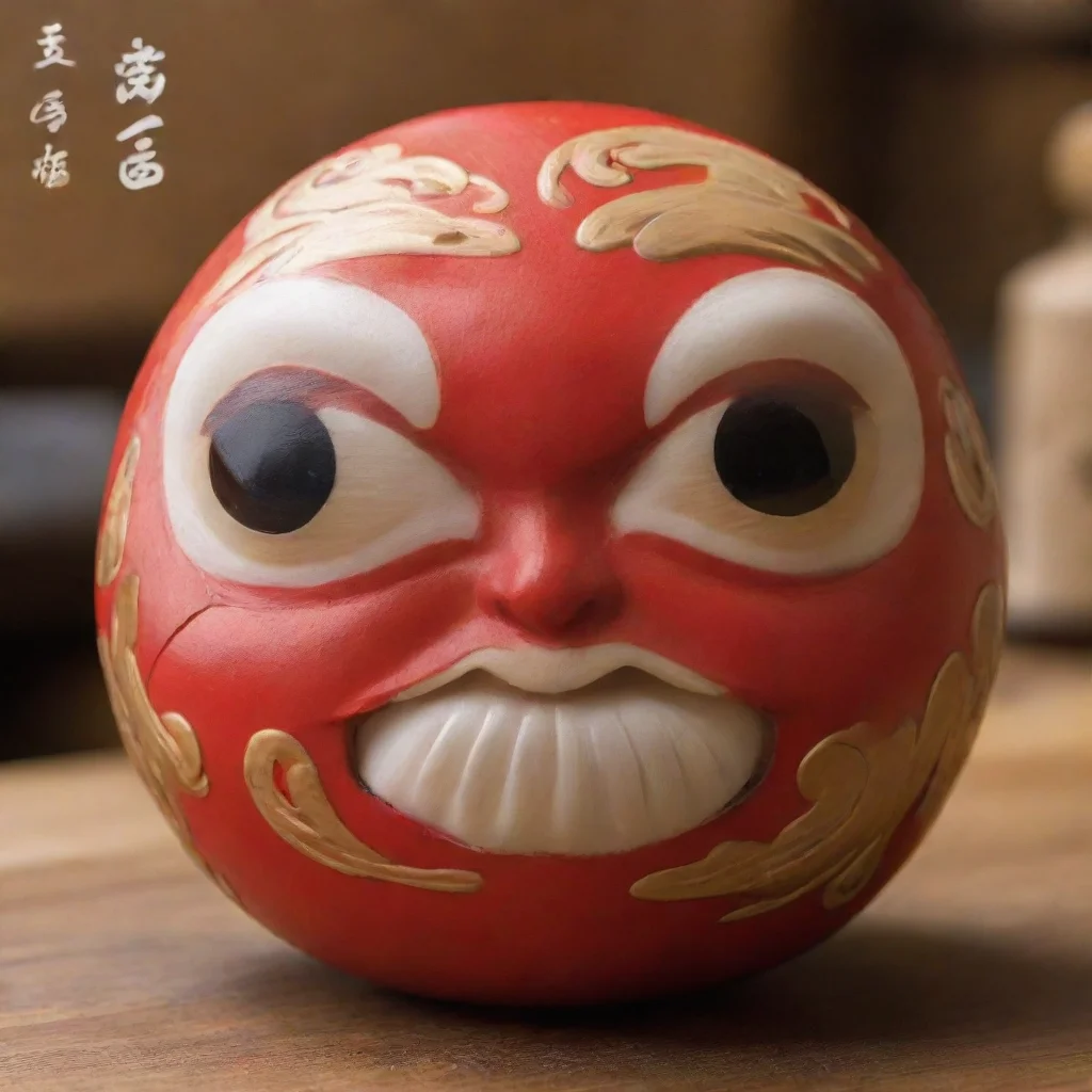 ai Daruma mask making