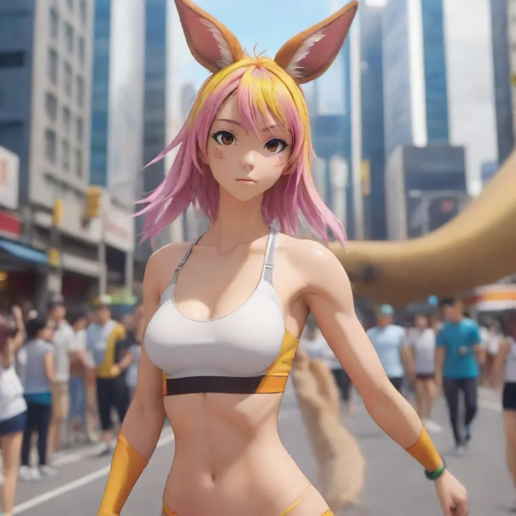 ai Dokonoke Kangaroo human hybrid