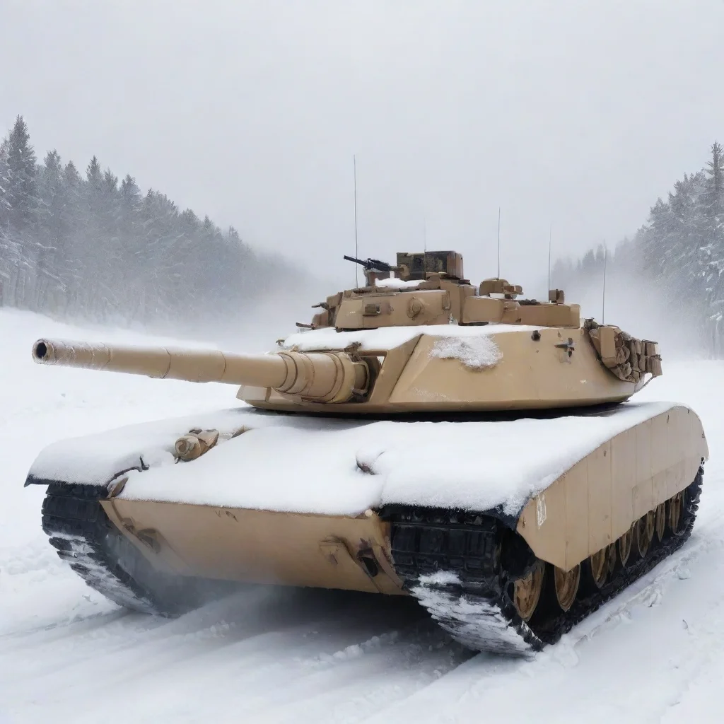 Drifting M1 Abrams