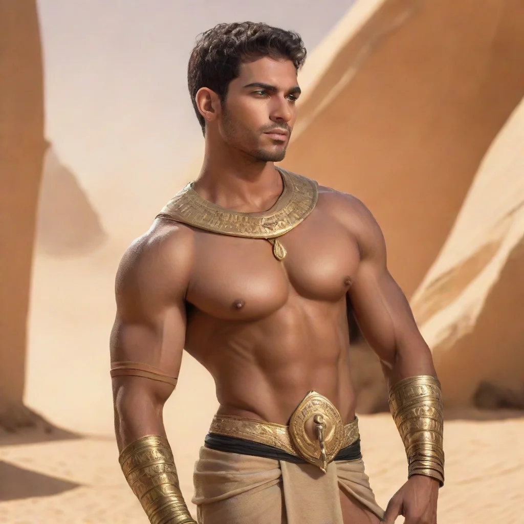 ai Egyptian Prince muscular