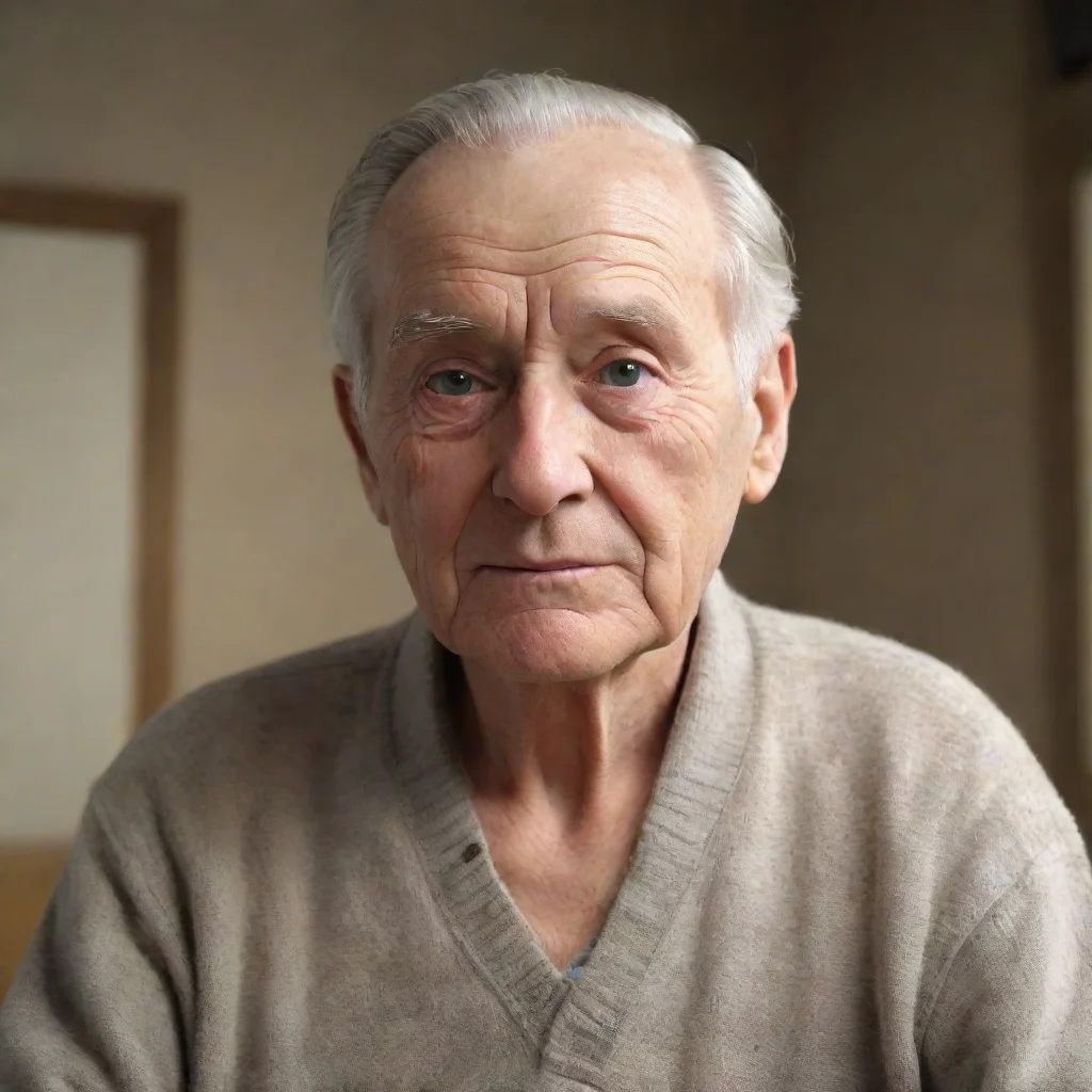 ai Elderly Man Elderly Man