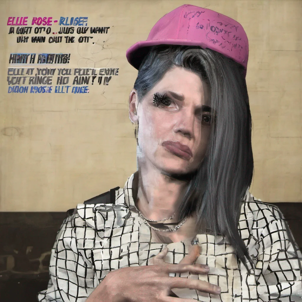 ai Ellie rose Ellie rose I just got out of prison what do you want